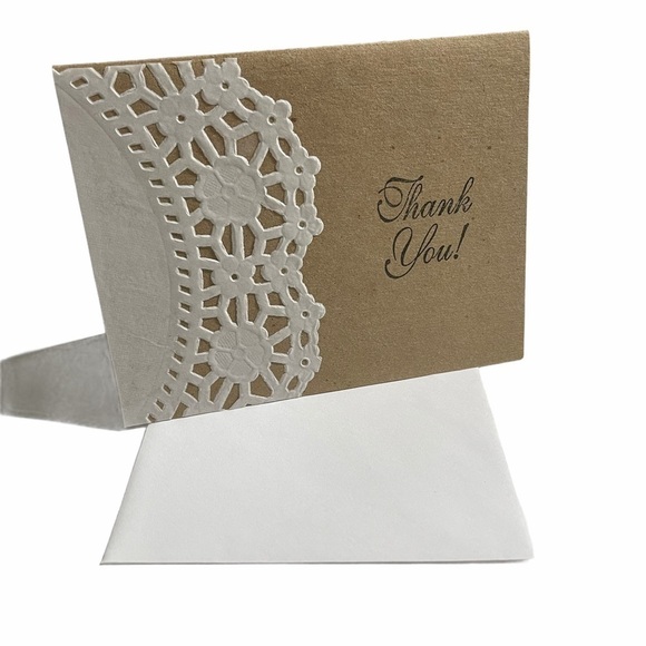Special Doily Thank You Card Bundle Set of 6 - Picture 7 of 12
